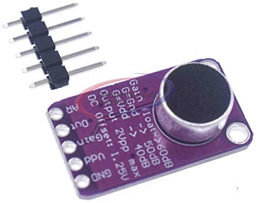 Electret Microphone Amplifier Stable MAX9814 Module Auto Gain Control