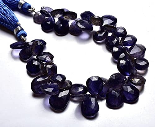 Iolite naturelle facettée AAA+ pour création de bijoux d'exception