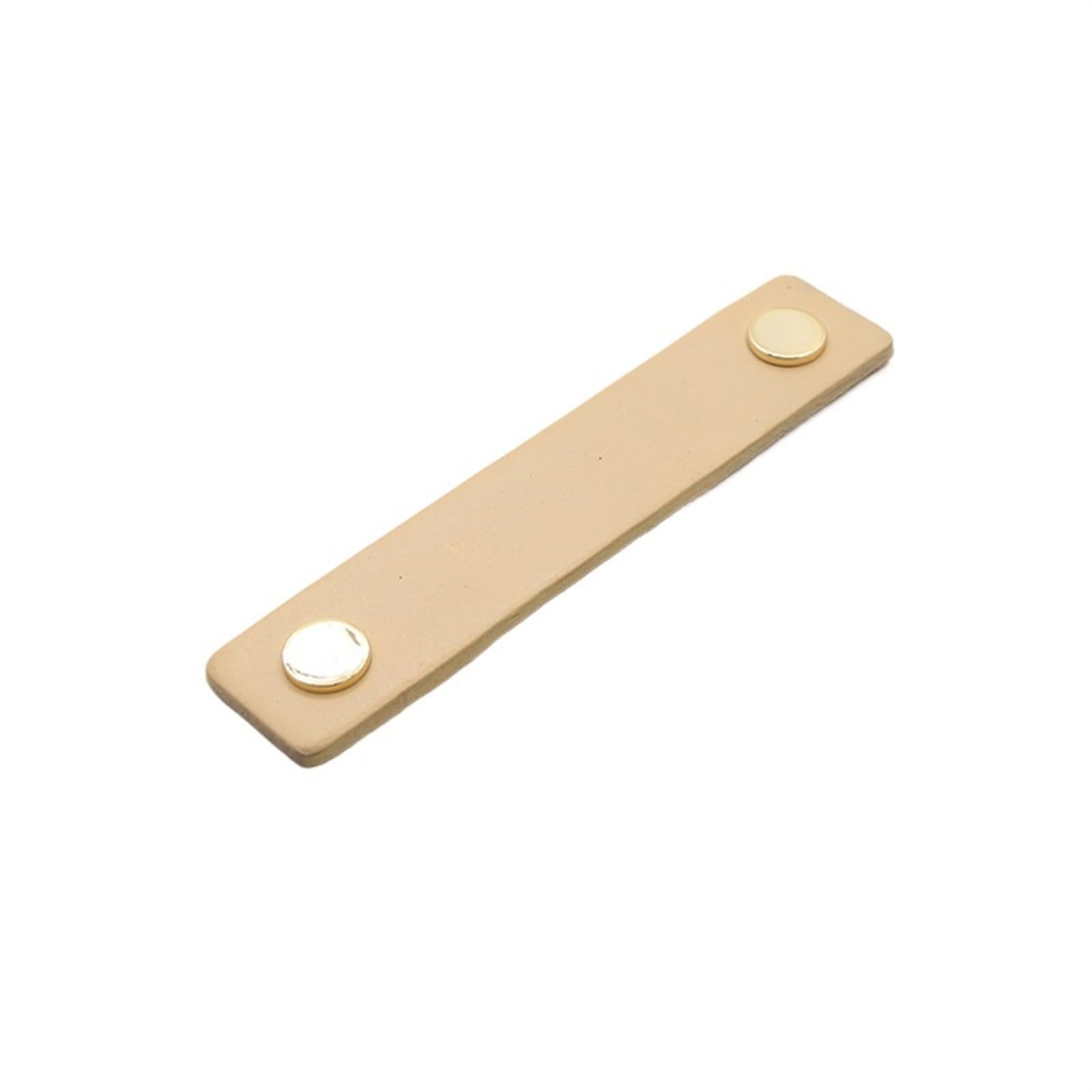 CQAHDSEVF Leather Drawer Pulls, Leather Drawer Knobs Multicolor 96/128mm(Flesh Color,96mm)