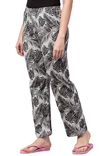 Image of Fflirtygo Womens Night Wear Cotton Pyjama /Women's Lounge Pants /Night Pants for Women Combo Pack (Prints and Colours May Vary)