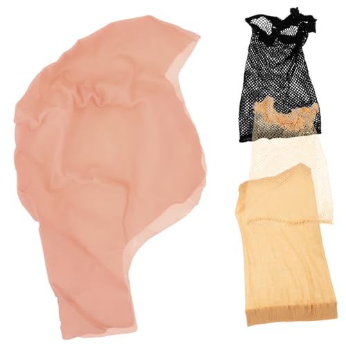 IWOWHERO Latex Bald Wig Cap Set Bald Cap for Wig Accessories for Women Makeup for Latex Cover