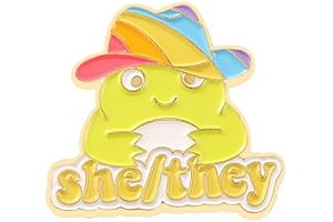 LGBTQ She/They Pronoun Enamel Pin