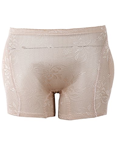 Sayfut Women's Jacquard Shapewear Hip And Butt Padded Panty Nude Size M #TOP5