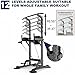 Freestanding Power Tower for Home Gym,Power Tower Dip Station Pull Up Bar with Backrest & Resistance Bands,450 LBS Capacity Chin Up Training Equipment for Adults Teens