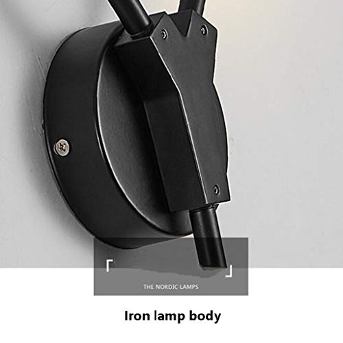 Apliques luces de pared lámpara de pared LED de hojas de bambú minimalista 6