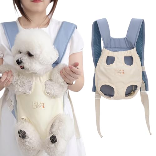 Furtryvl Transportador de pecho para perro, transpirable, ligero, bolsa de transporte multiusos para exteriores, viajes, camping, senderismo, caminata