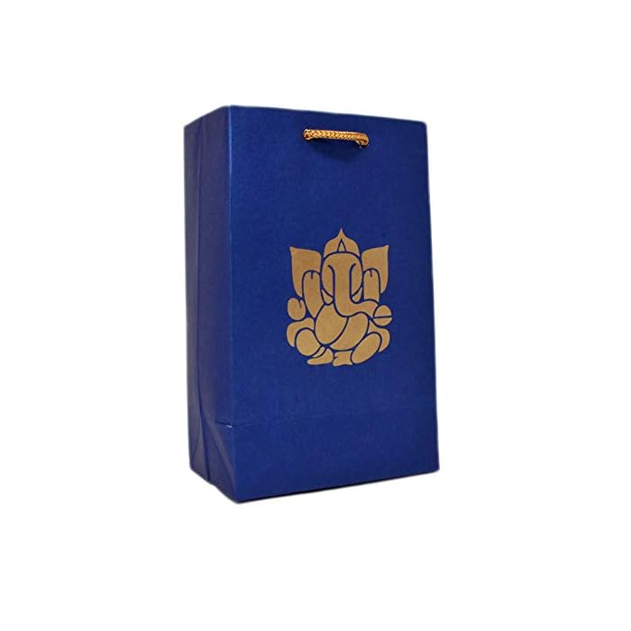 Buy Desi Favors Set of 8 Assorted Ganesha Indian Paper Gift Bags for