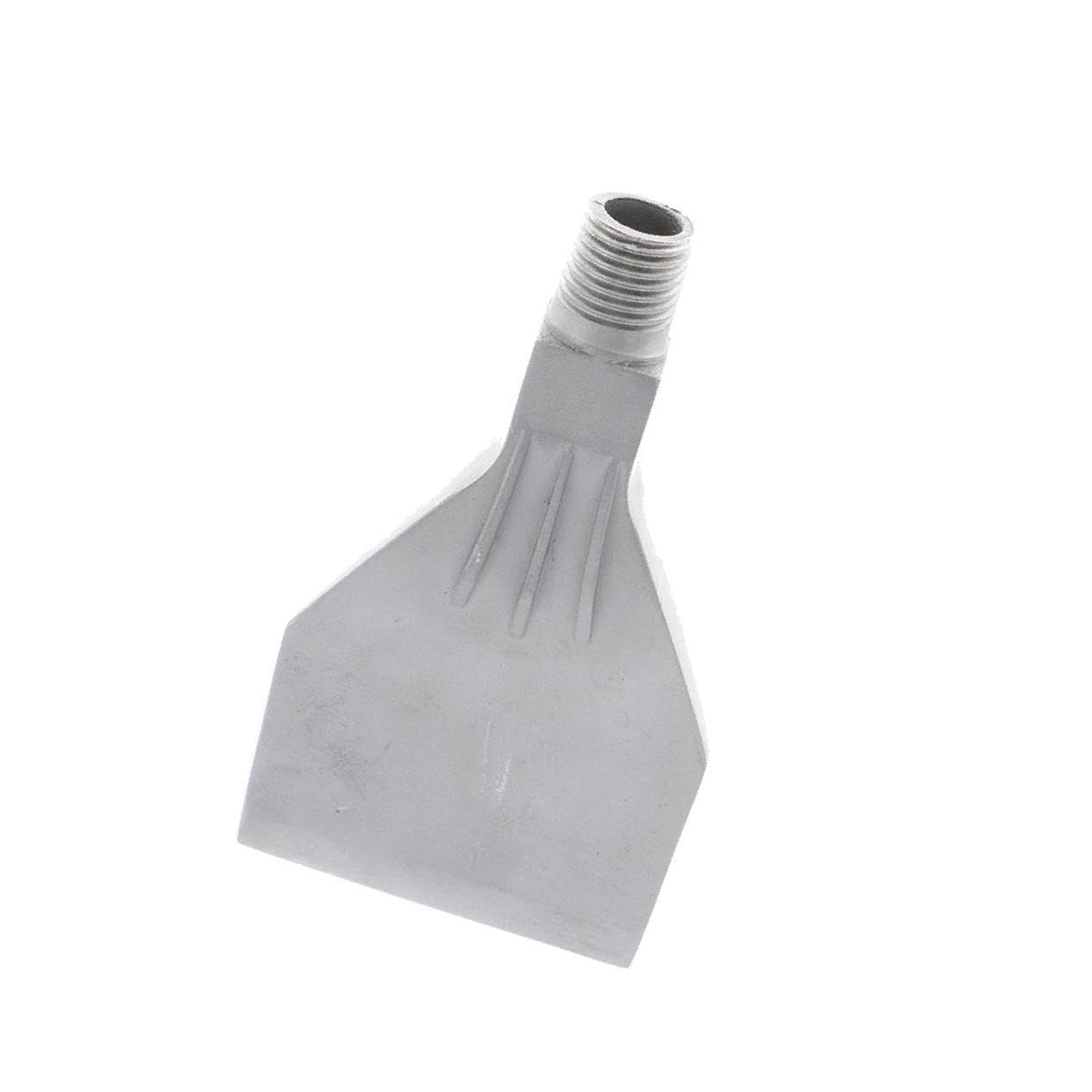 Auyxssz Silver Reliable Stainless Steel 1/4 Thread Flat Wind Jet Air Blowing Nozzle Spray Effective And Long-Lasting Compress Bspt