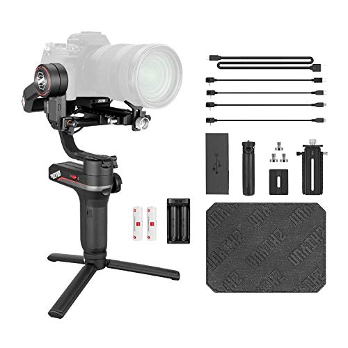Zhiyun weebill S - Estabilizador de cardán de 3 ejes para cámaras,compatibles Sony A7M3 A7R3 A7 III A9 Nikon Z6 Panasonic S1 GH5s con lente GM de 24-70 mm Canon 5D4 5DIV 5DIII 5D3 EOS R BMPCC 4K Weebills