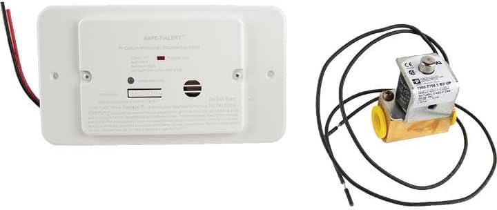 MTI Industries 25-742-R-WT-TR-KIT Combination Carbon Monoxide/Propane Alarm White Flush Mount W/Trim Ring 12VDC Hard Wire W/SOL Valve