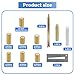 Rekey Kit for Kwikset, Complete 4-Tool DIY Set with Brass Bottom Pins (1-6, 50 Each) for Home Door Lock Rekeying