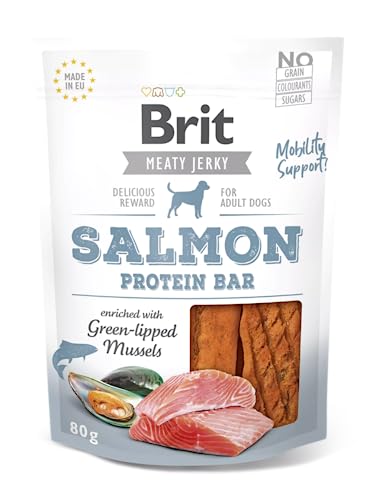 Brit Jerky Salmon Protein Bar Lachs 80g