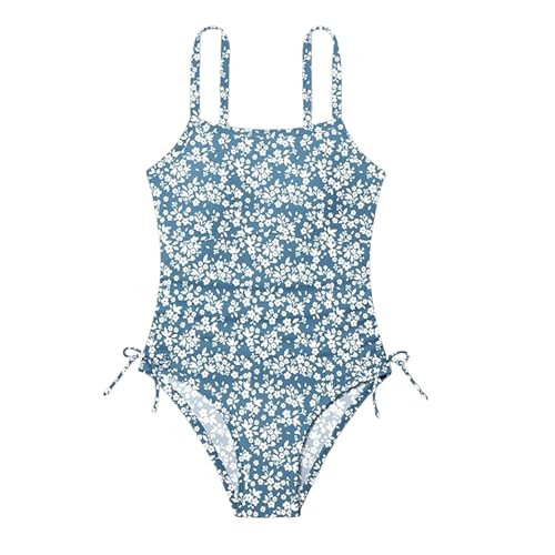 Maillot de bain 1 pièce fille imprimé avec protection solaire UPF 50