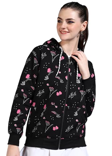 Image of eWools Women's Fleece Fullsleeves Jacket (Flee18)