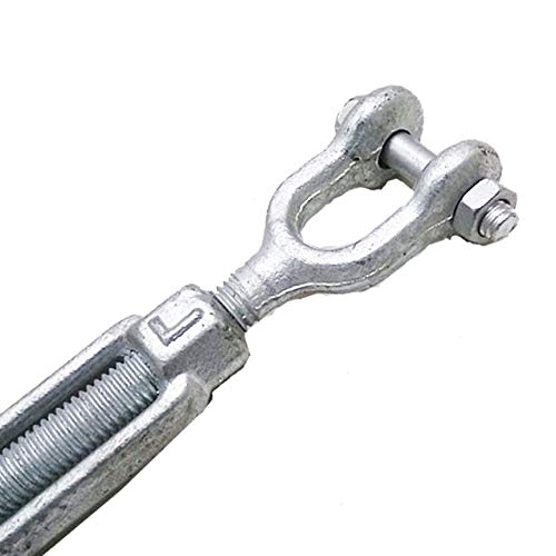 Tensor de Cable 1/2" x 6" Ojo/Quijada Galvanizado 10 Pzs miniatura 2