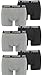 Produktbild PUMA 6 er Pack Boxer Boxershorts Men Herren Unterhose Pant Unterwsche, Farbe:691 - Dark Grey Melange/Black, Bekleidungsgre:XL