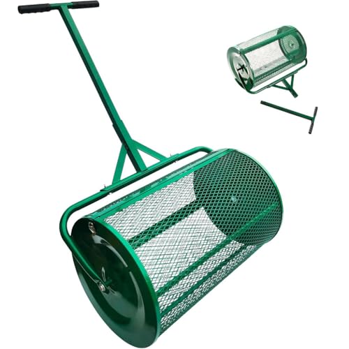 Distribuidor de turba para césped con mango ajustable 24 pulg miniatura 1