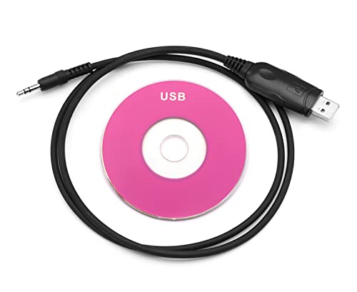 USB de programación Zhsupershop Clón (OPC-478) Cable de para Icom Radios IC-F3 IC-F4S IC-1020 IC-F2610N 1 pin Cover