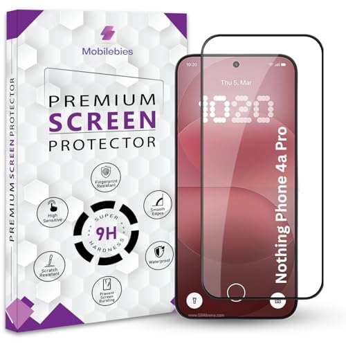 Image of Premium Tempered Glass Screen Protector Guard For Nothing Phone 4a Pro 5G (6.83 Inch, Pack of 1) | Edge to Edge Coverage With Easy to installation kit