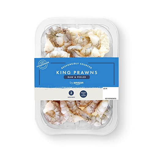 by Amazon Ready to Cook Peeled King Prawns 165g