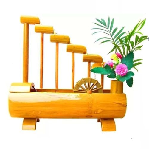 Kit de fontaine en bambou avec pompe pour decoration de maison