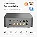 WiiM Amp Ultra with Voice Remote 2 | 100W Streaming Amplifier with Premium ESS ES9039Q2M DAC & Dual TI TPA3255 Amps | Built-in RoomFit EQ & Touchscreen | HDMI ARC, Optical, RCA Inputs | Space Gray