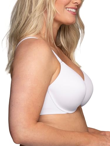 Vanity Fair Women's Front Closure Bra with No-Poke Underwire (34B-44DDD),Full Figure - White,42DD — view 2
