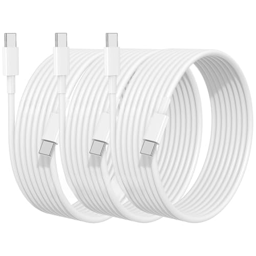 Susnwere Câbles USB C 2m+2m+1m vers Cable USB-C Charge Rapide 4.0 Chargeur 60W Type C Câble pour iPhone 17 16 15 Samsung S25/S24 Ultra A55 A35 iPad Air MacBook Pro...