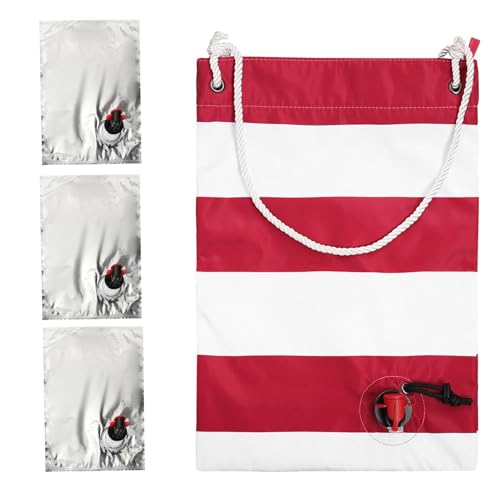 Bolsa de playa de vino para transportar tus bebidas de forma segura sin romper botellas