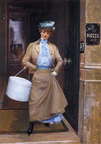 Affiche graffiti Jean Béraud le Modiste pour décorer un salon contemporain