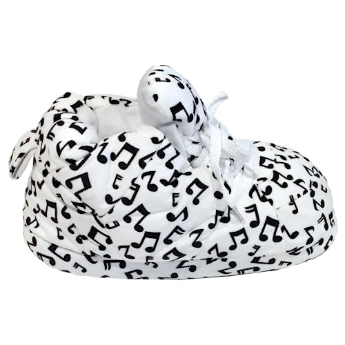 Image of Happy Feet Slippers Standard Sneaker Slippers for Men, Women, and Kids - Women Shoes, Gifts for Women, As Seen on Shark Tank - Classy Oversized House Slippers for Women with Non-Slip Rubber Soles