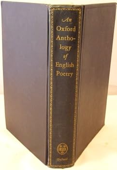 Hardcover An Oxford Anthology of English Poetry Book