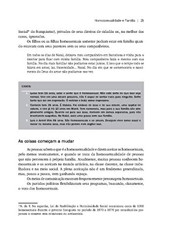 Homossexualidade e Família: Novas Estruturas: O que Pais, Mães, Homossexuais e Profissionais Devem S