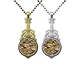 Material: Metall Camouflage-Linie Kunst Korn Illustration Muster Musik Gitarre Anhänger Schmuck Halskette Anhänger Paar