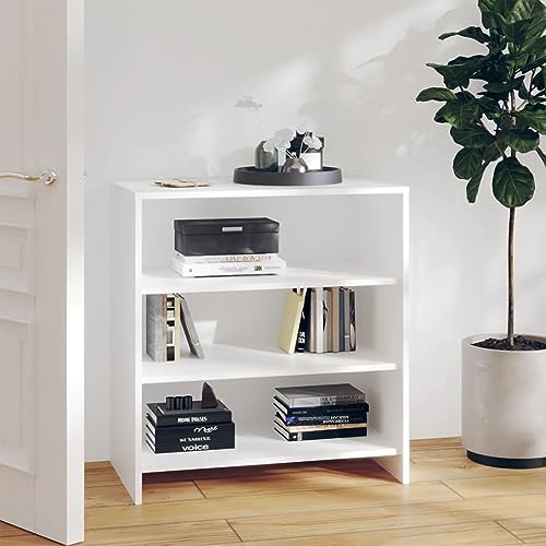 Vopese Aparador de Madera contrachapada Blanco 70x40,5x75 cm Armario de Almacenaje, Aparador Auxiliar Mueble de Almacenaje de Salón Buffet Moderno