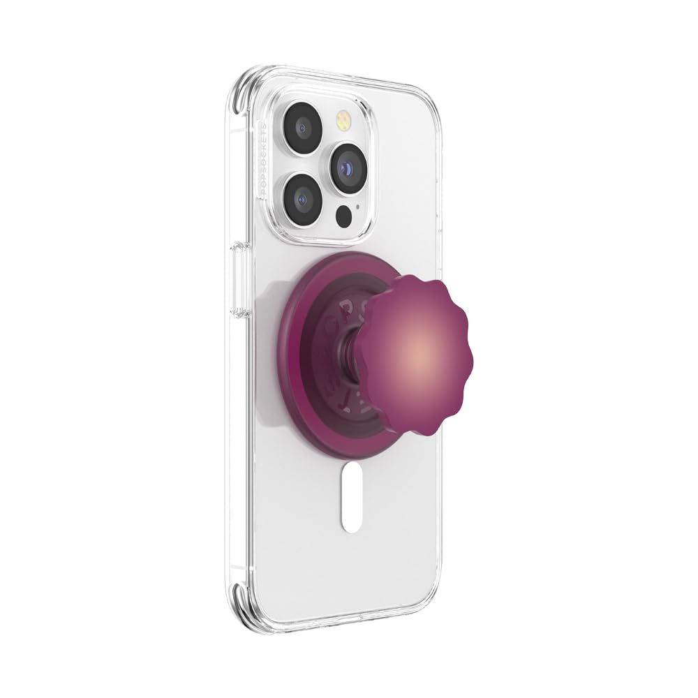 PopSockets Phone Grip for MagSafe, Magnetic Holder- Red Wine