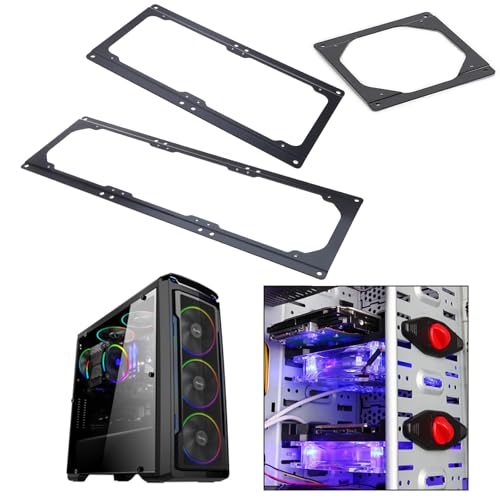 Soporte metálico para ventilador de 120-420 mm para PC miniatura 4