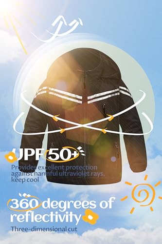 Image of CREATMO US Boys Girls Rain Coat Kids Reflective Cycling Jacket Waterproof Packable Children Windbreaker With Removable Hood