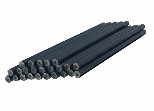 Set de 36 lápices grafito HB negro sin punta miniatura 2