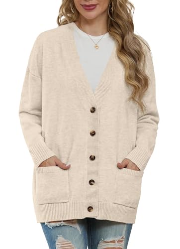GRECERELLE Cardigan da donna lavorato a maglia