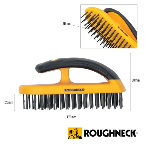 Roughneck ROU52050 Block Wire Brush with Handle
