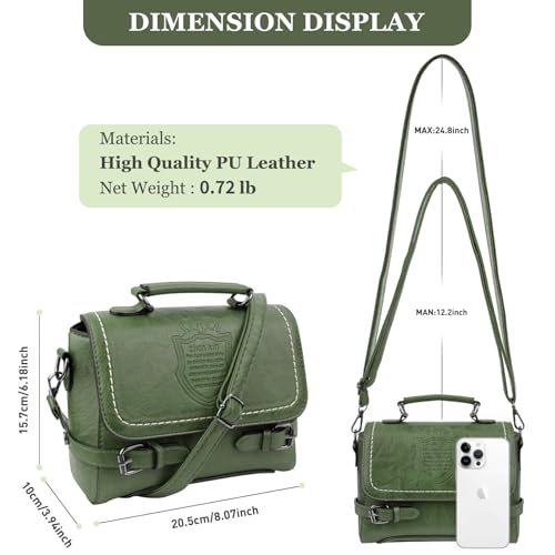 Image of Shoulder Bag for Women, Faux Leather Women's Shoulder Handbags, Fashionable Tote Purses for Women with Removable Strap and Zipper Closure