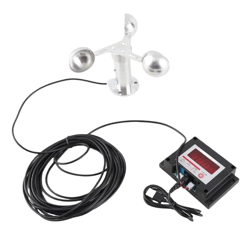 Anemometro per Gru a Torre, Allarme, Stazione Meteorologica, Tazza di, Misuratore di Tazza, Lega di, 220 V, per Misuratore di velocità, Misuratori di velocità del