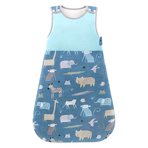 Viedouce Saco de Dormir para Beb�,Saco de Dormir de Algod�n Bio para Beb�s,S�per Suave,Longitud 80cm para Ni�o Ni�a(2.5 Tog,3-18 Meses)