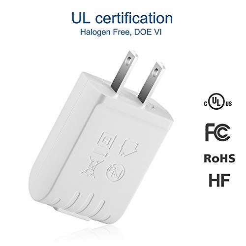 image for 【UL Listed】 Yuxh E-Reader Charger Plug, USB Wall Charger 5V 1A AC 