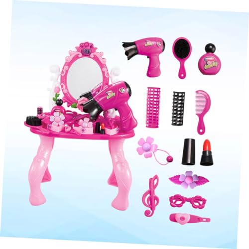 ifundom Caixa Crianças Jogar Vaidade Brinquedo Ferramentas De Cabelo Brinquedos Crianças Mesa De Maq