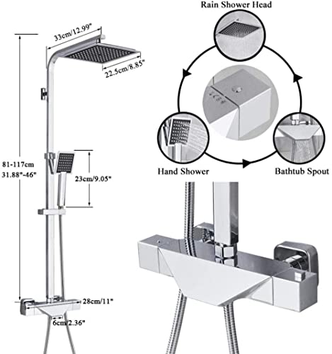 Robinet de douche thermostatique pour stopper les variations de température eau - 2