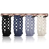 Cinturino in silicone intrecciato da 20 mm, compatibile con Samsung Galaxy Watch 7, 6, 5, 4, 40 mm, 44 mm, 5 Pro 45 mm/Watch 6 4 Classic Band 42 mm, 46 mm, 43 mm, 47 mm, Galaxy Watch 3/Active 2 40 mm