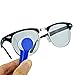 12 pcs Mini Sun Glasses Eyeglass Microfiber Spectacles Cleaner Brush Cleaning Tool（Random Color）