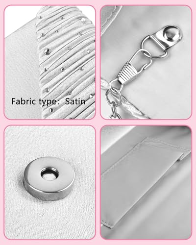 Image of TINDTOP Evening Clutch Purses for Women Handbags for Formal Wedding Party Cocktail Prom Crossbody Shoulder Envelope Bag | for Formal Wedding